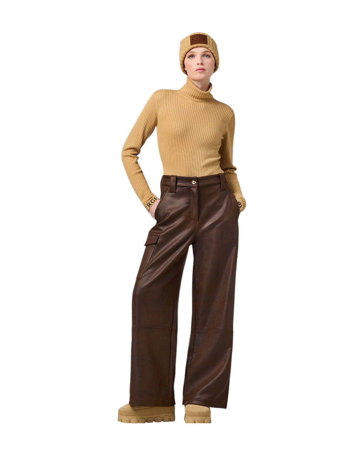 Goldbergh KAIYA Damen-Cargohose dunkelbraun Bild 7