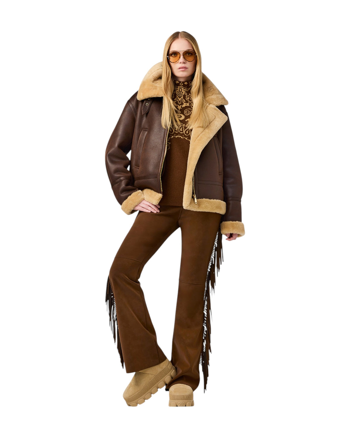 Goldbergh KEISA Damen-Jacke dunkelbraun Bild 6