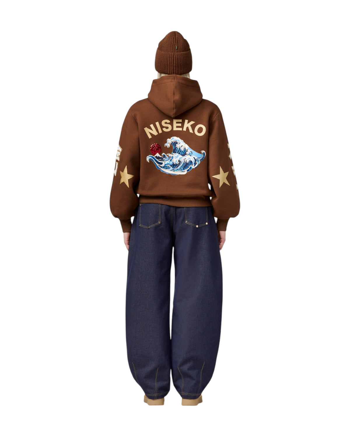 Goldbergh TOBU Damen-Kapuzenpullover dunkelbraun Bild 7