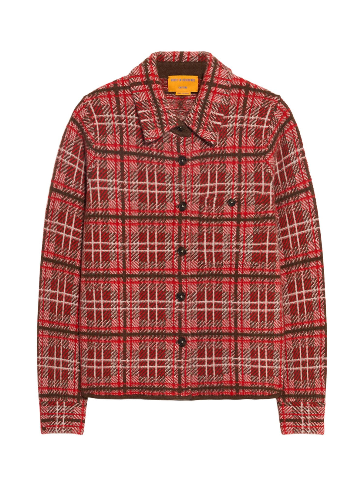 Guest in Residence Dylan Overshirt Damen rot/braun Bild 1