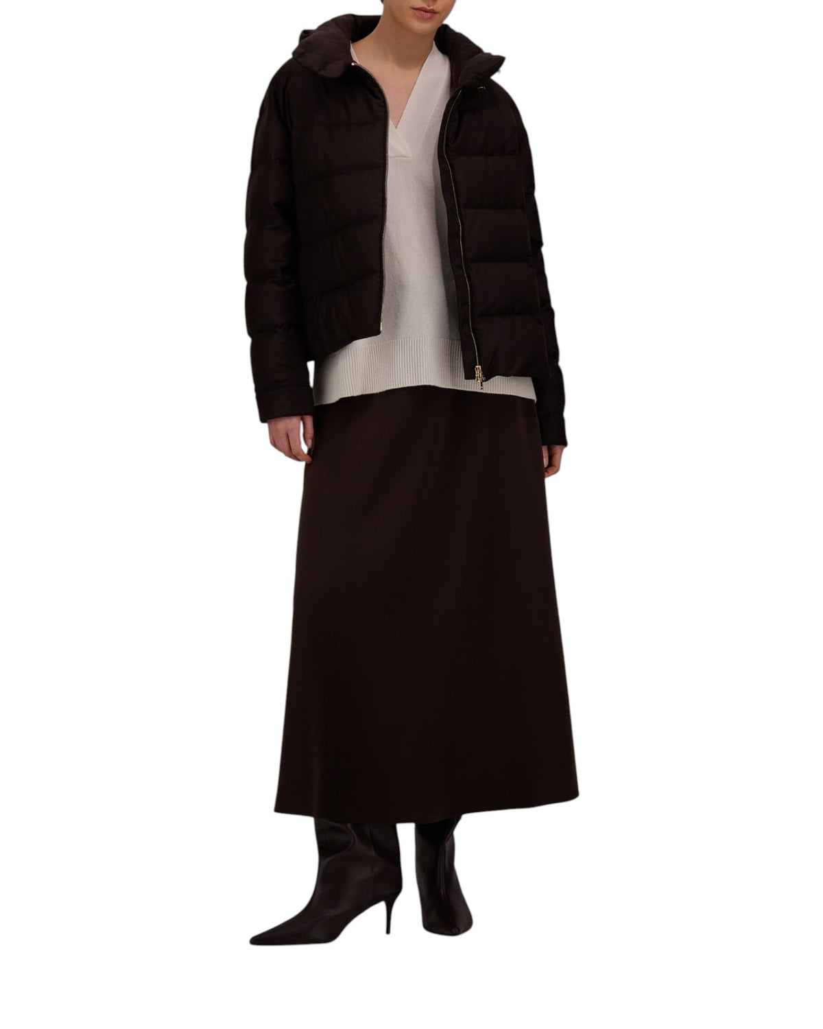 Herno Crepe-Satin Damen-Rock - Herno - MEINFREUDENHAUS