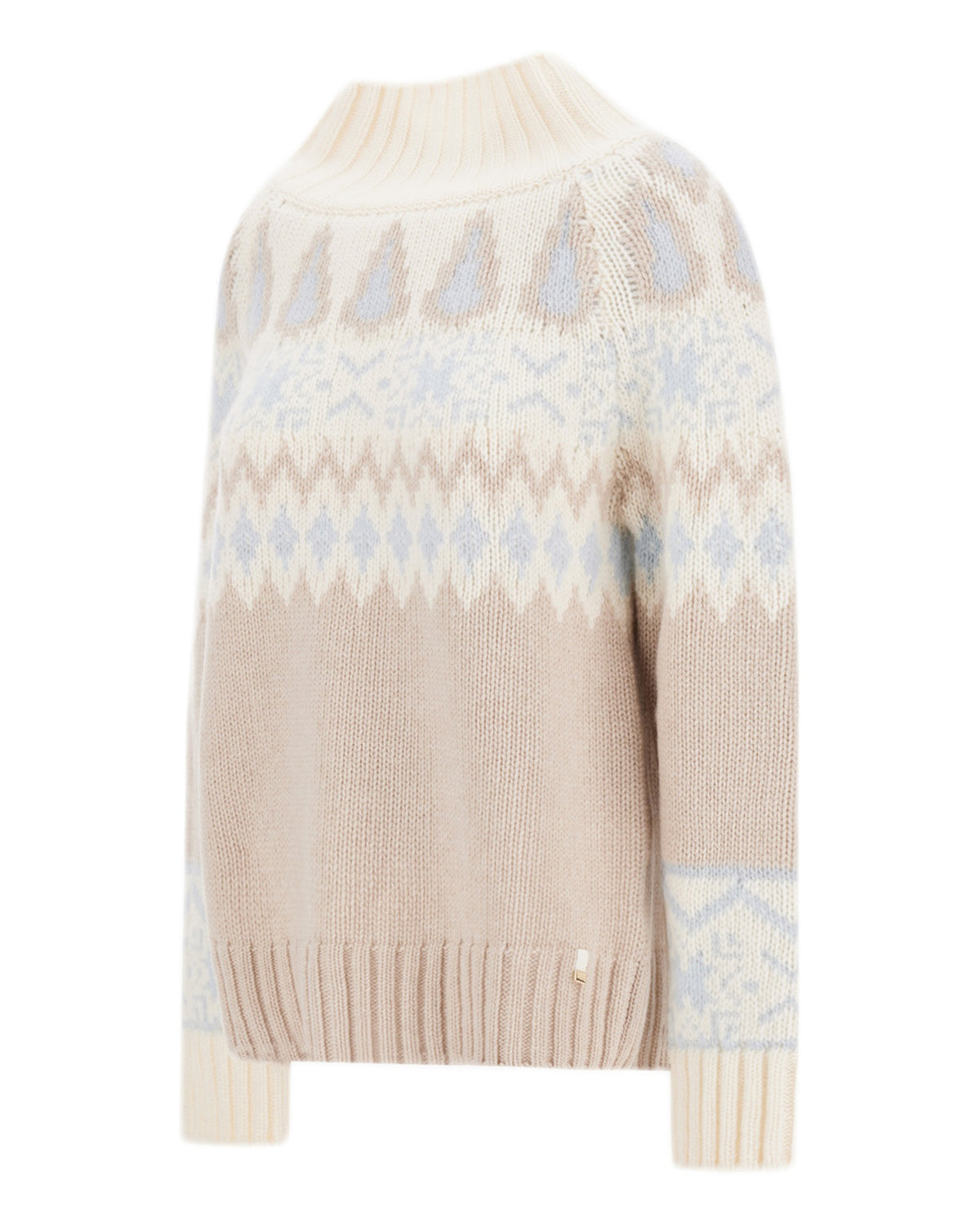 Herno Damen-Strickpullover Off-White Bild 3