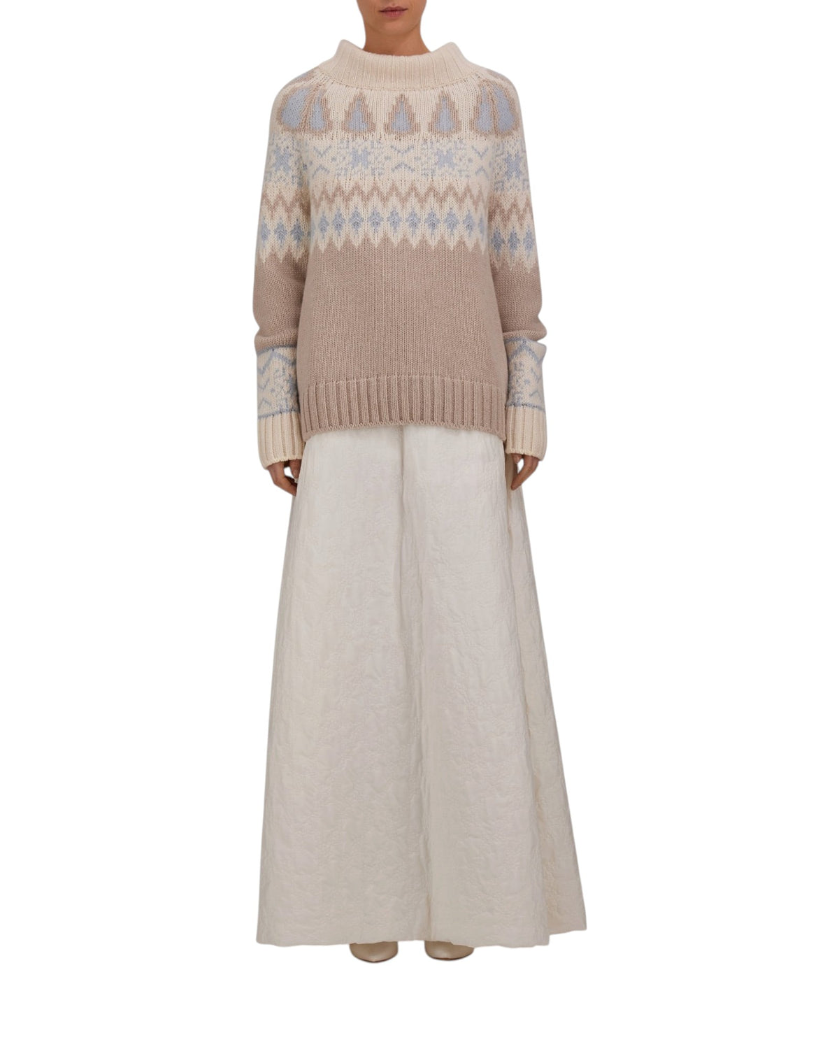 Herno Norweger Jacquard Damen-Strickpullover - Herno - MEINFREUDENHAUS