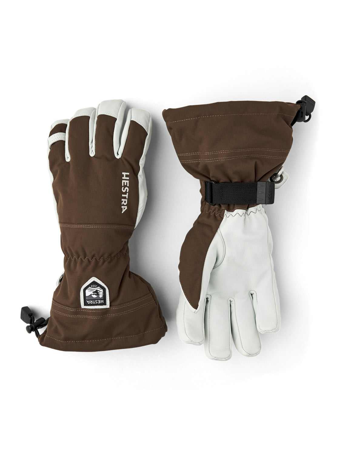 Handschuh ARMY Leather Heli Ski orange Bild 5