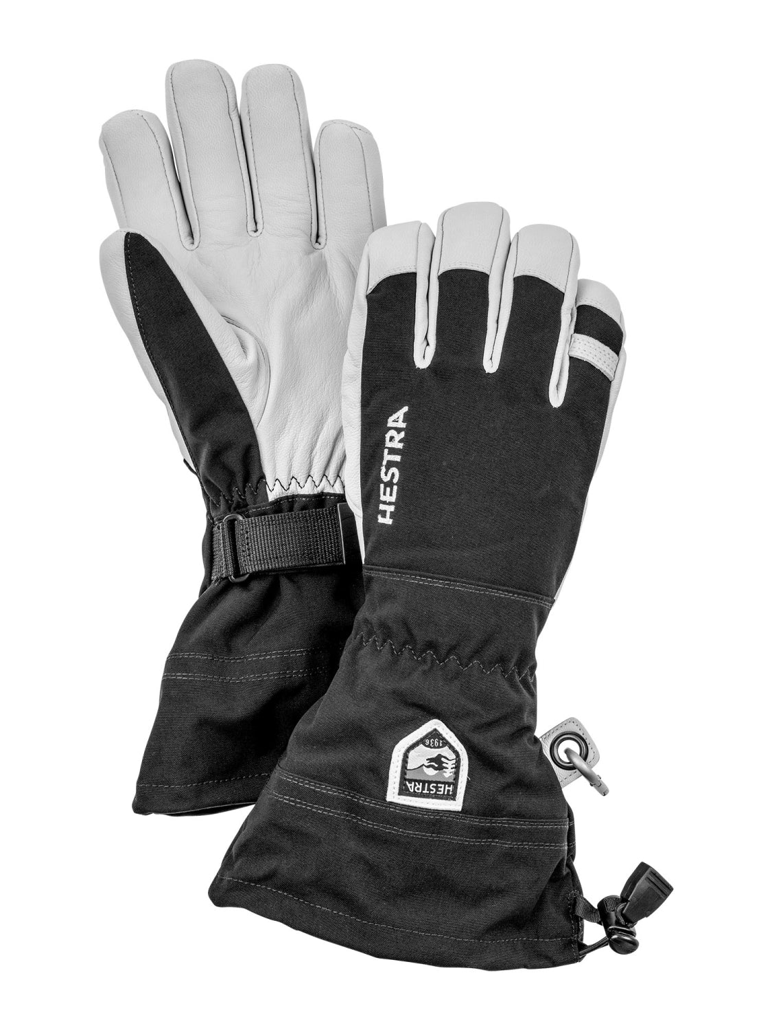 Handschuh ARMY Leather Heli Ski orange Bild 3