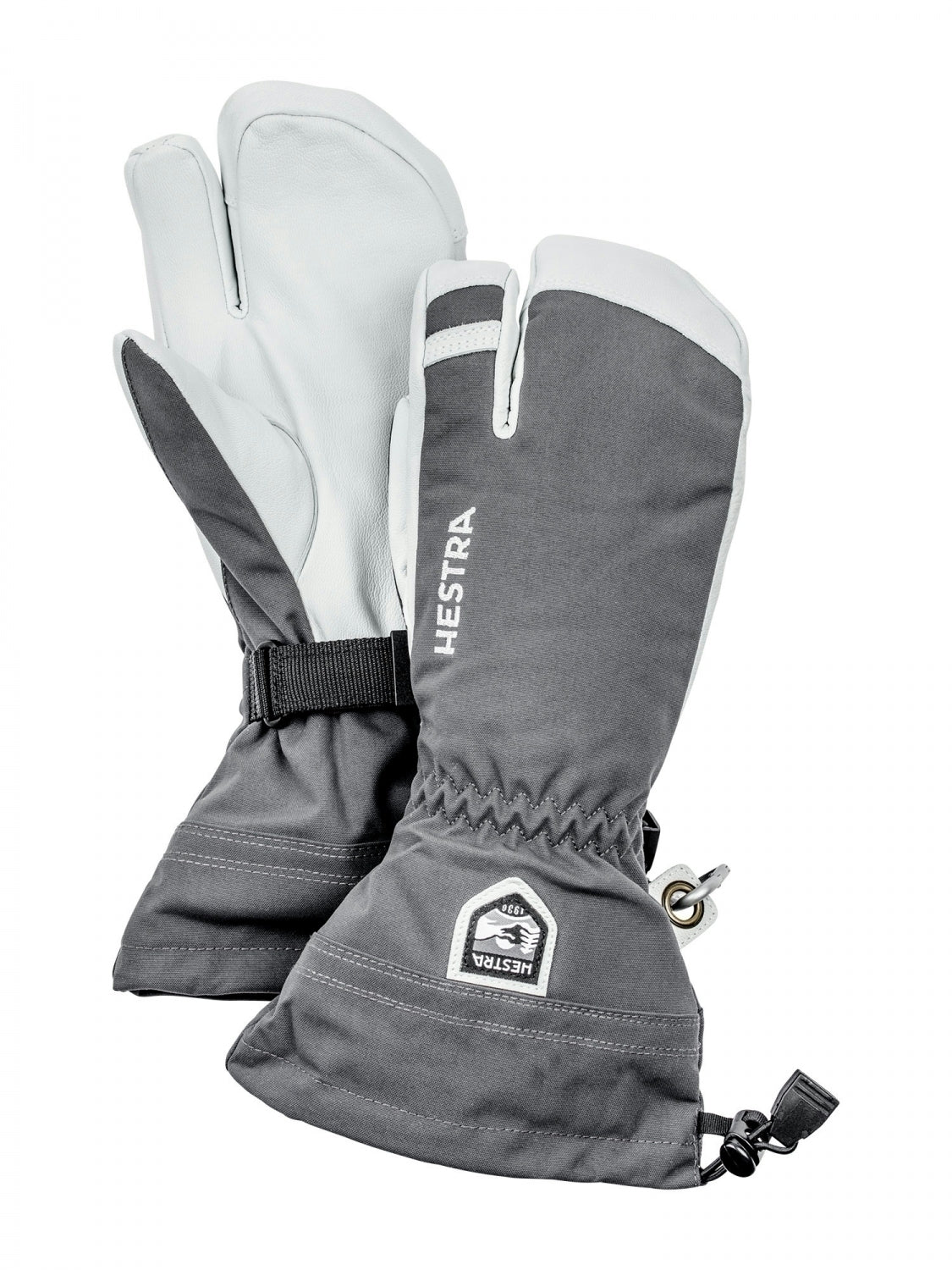 ARMY Leather Heli Ski 3Finger   orange Bild 3