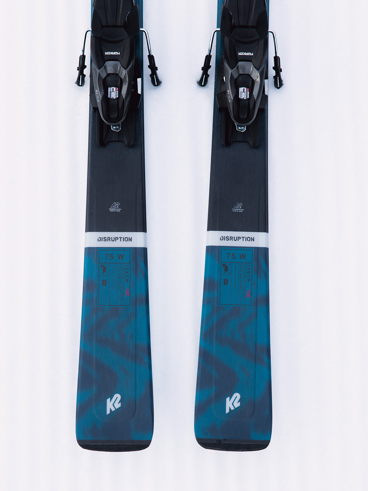 K2 Disruption 75 W - ERP 10 Quikclik Pisten Ski Damen schwarz/blau schwarz/blau Bild 4
