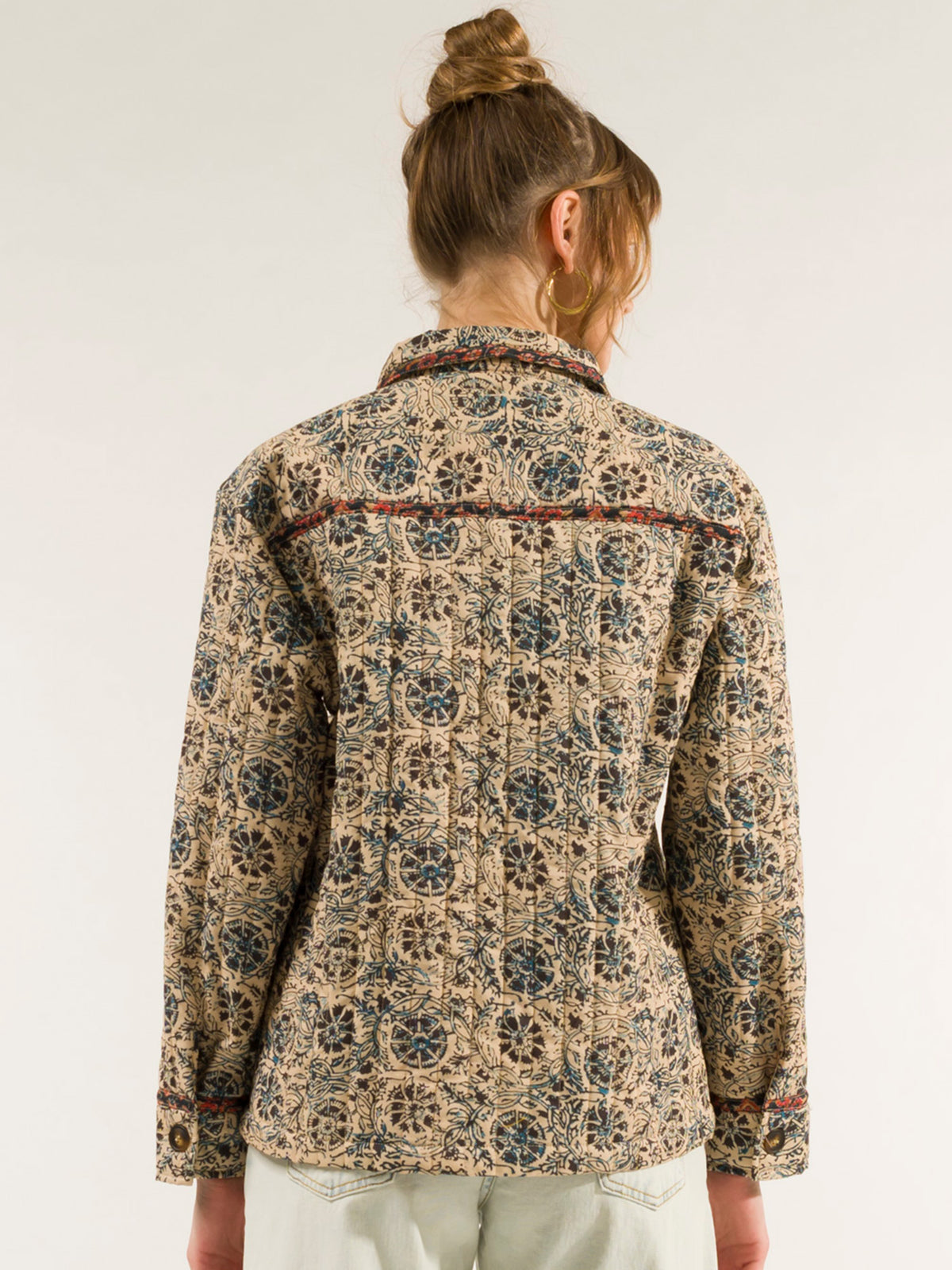 Kontatto Overshirt Damen gemustert gemustert Bild 3
