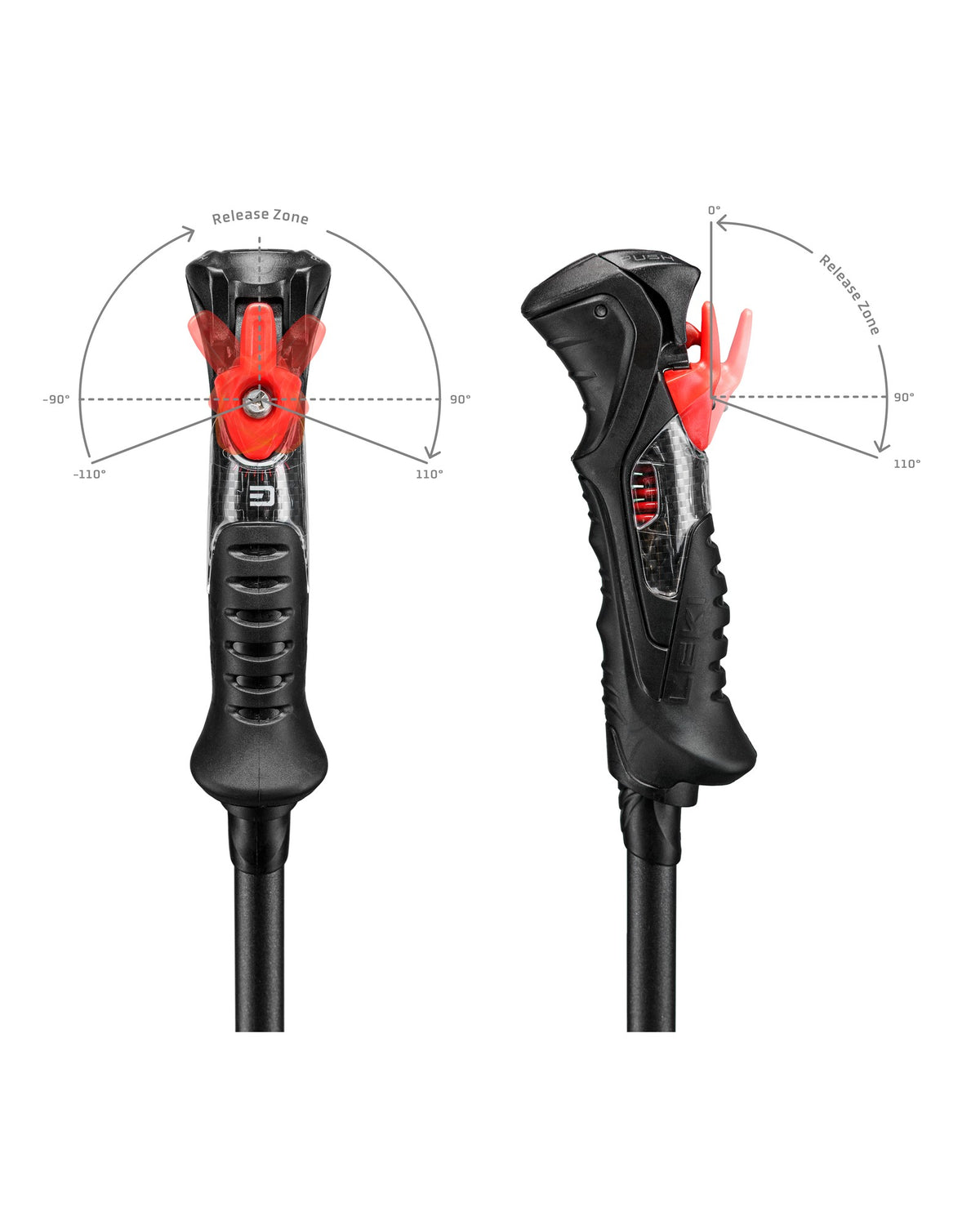 LEKI CARBON 14 TR Unisex-Skistöcke schwarz Bild 7