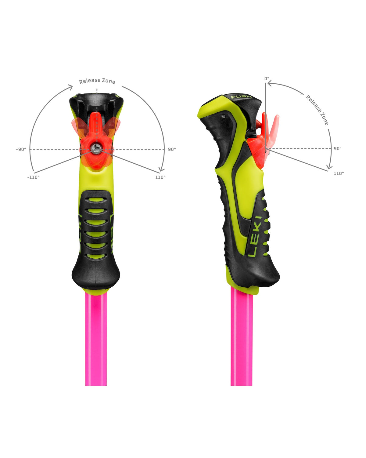 LEKI WCR EVO LITE SL TR Junioren-Slalomstöcke pink Bild 7