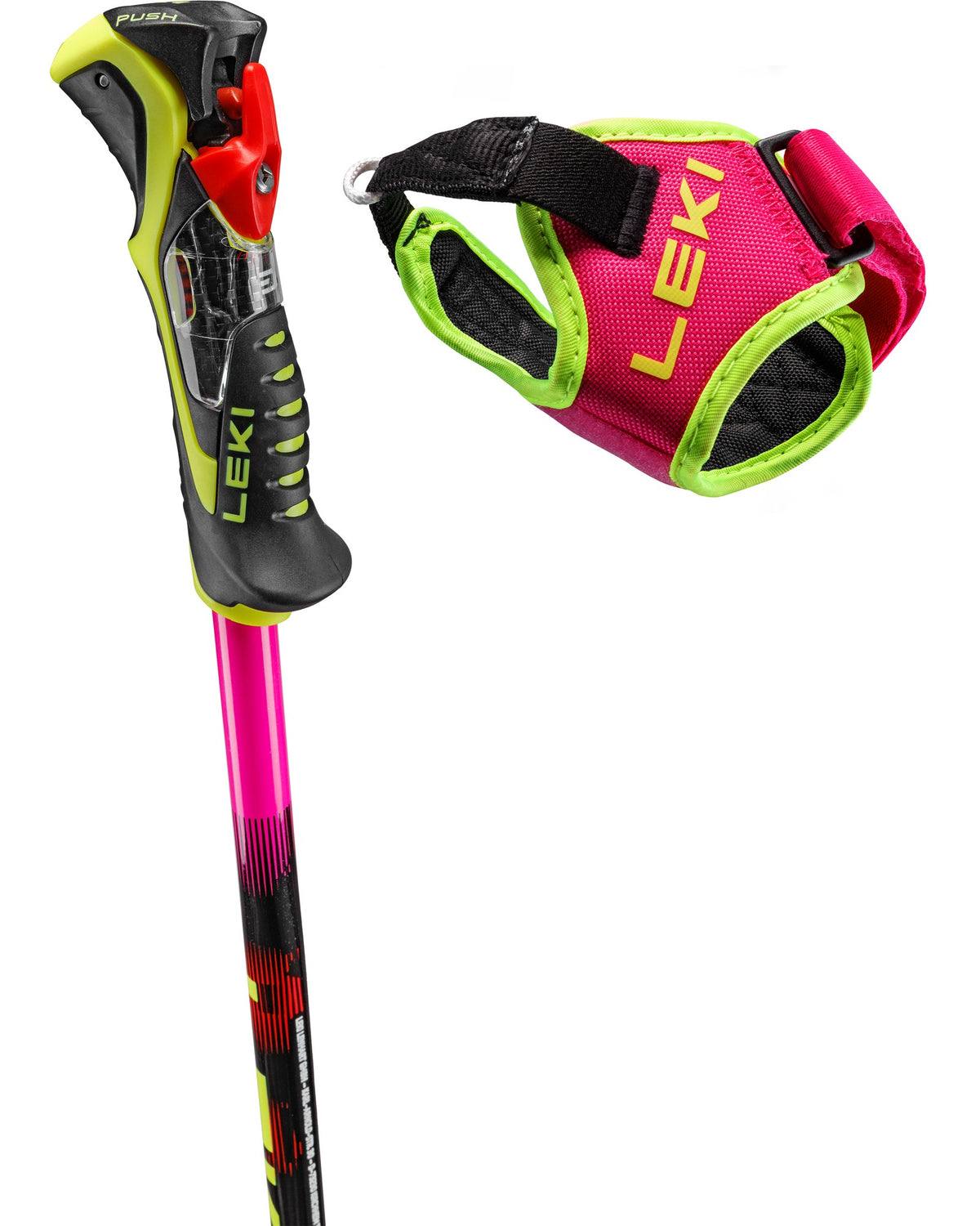 LEKI WCR PRO LITE SL TR Unisex-Slalomstöcke schwarz/rot Bild 10