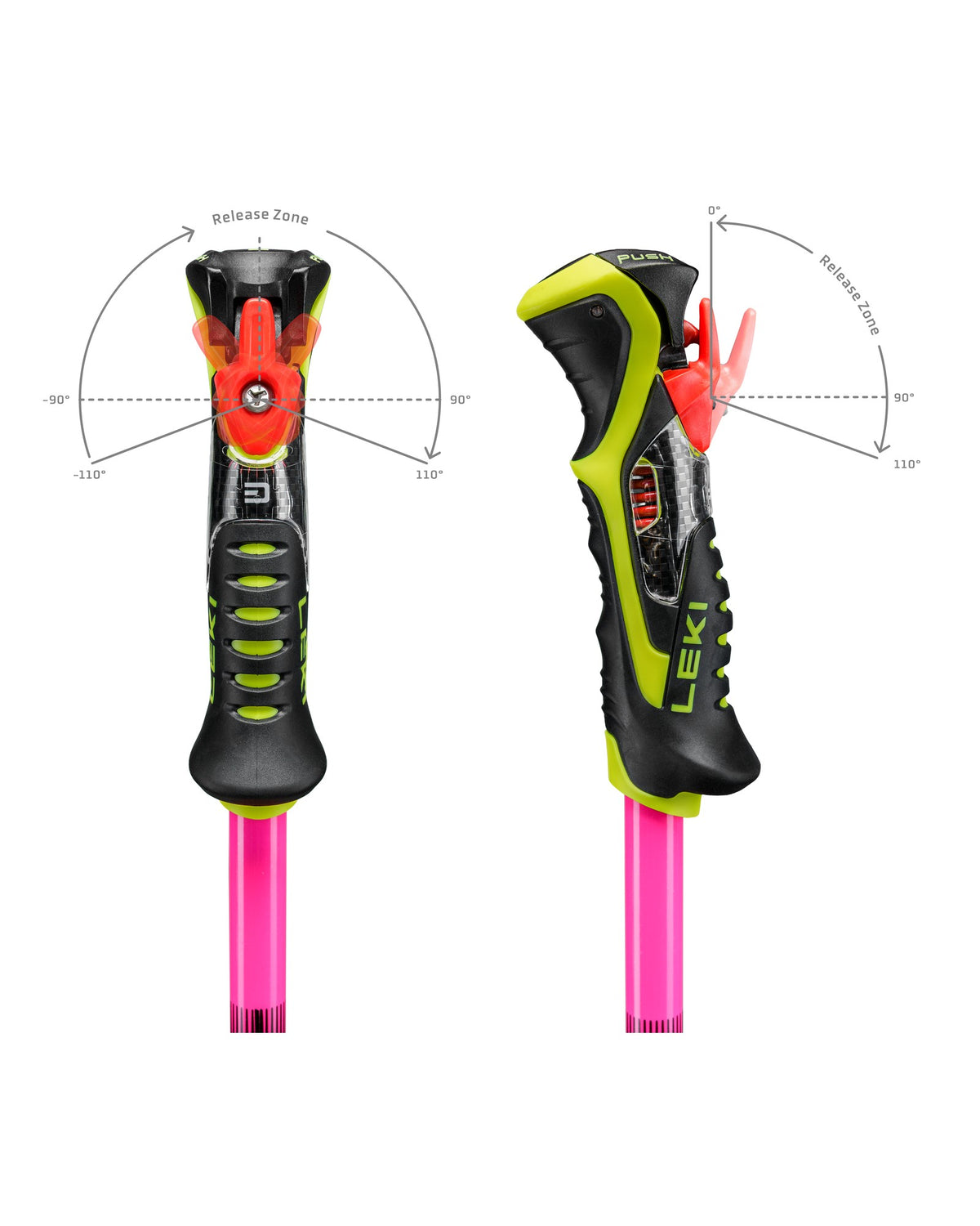 LEKI WCR PRO LITE SL TR Unisex-Slalomstöcke schwarz/rot Bild 14