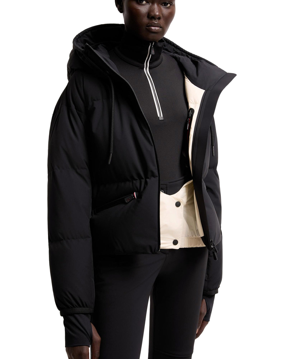 Moncler ALLESAZ Damen-Skijacke olivgrün Bild 15