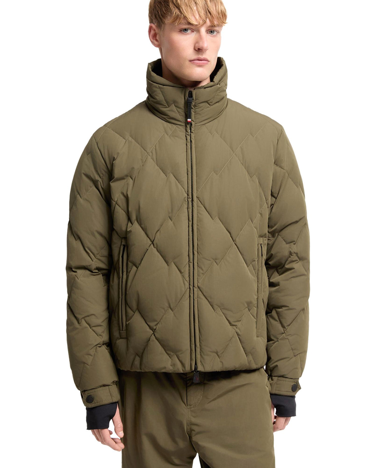 Moncler BRAMANS Herren-Daunenjacke olive Bild 4