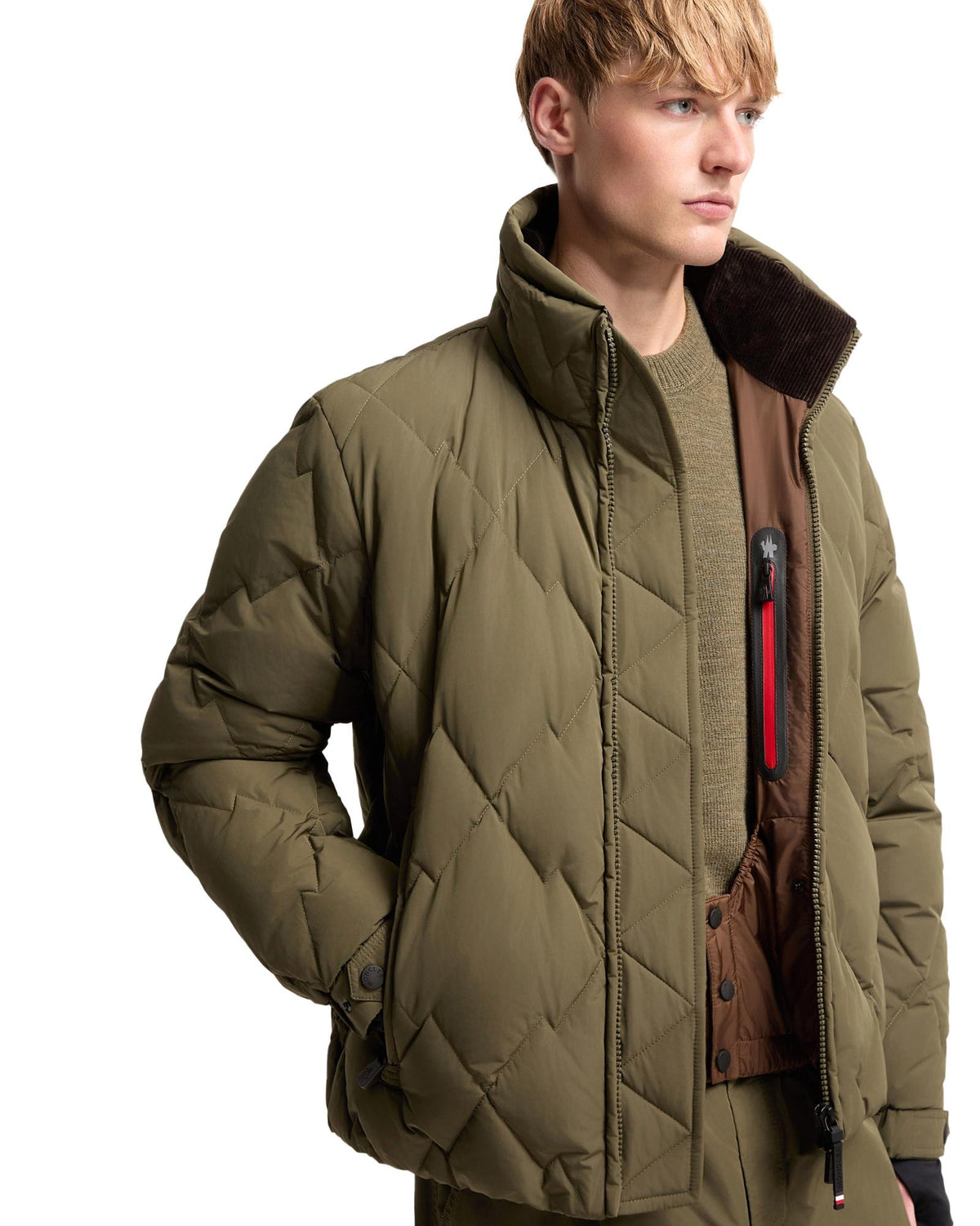 Moncler BRAMANS Herren-Daunenjacke olive Bild 6