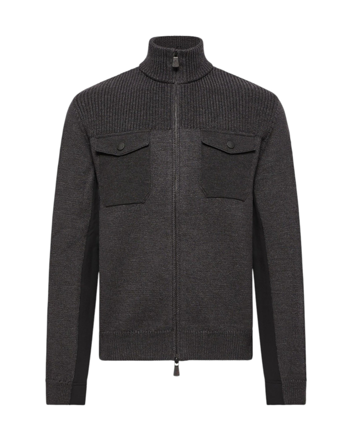Moncler Cardigan Herren dunkelgrau Bild 2