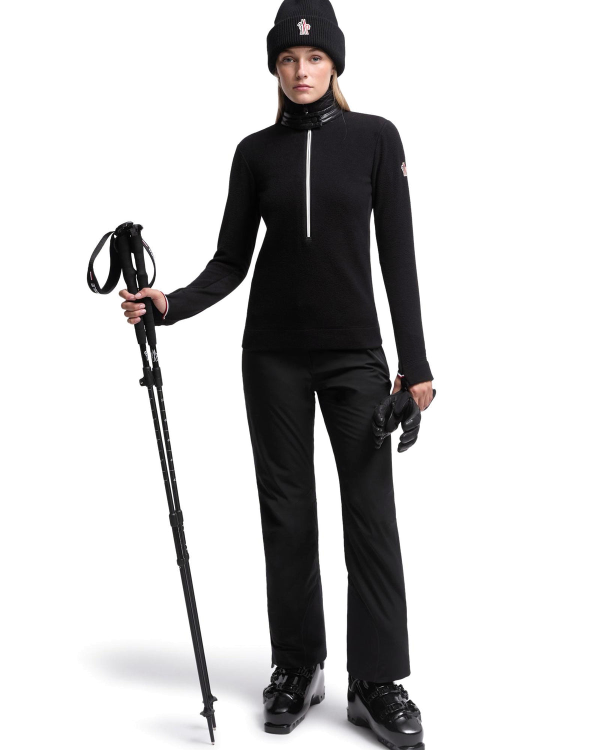 Moncler GRENOBLE Damen-Fleece-Midlayer schwarz Bild 3