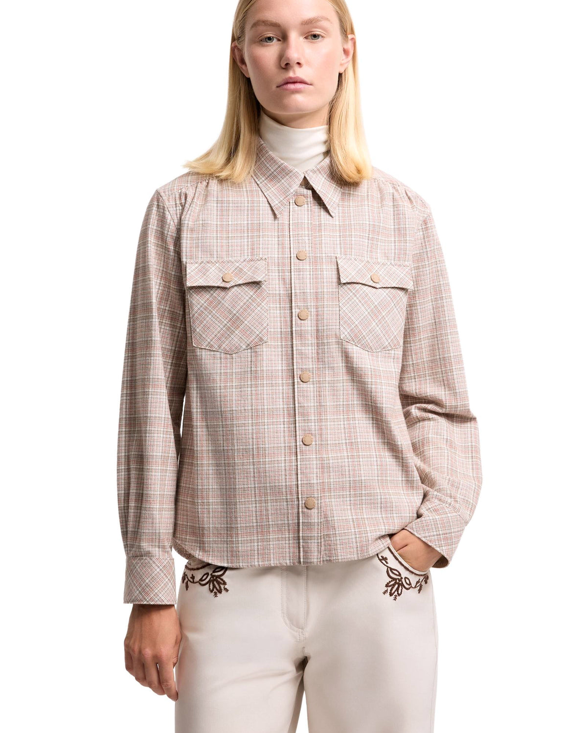 Moncler GRENOBLE Damen-Hemdbluse gemustert Bild 4
