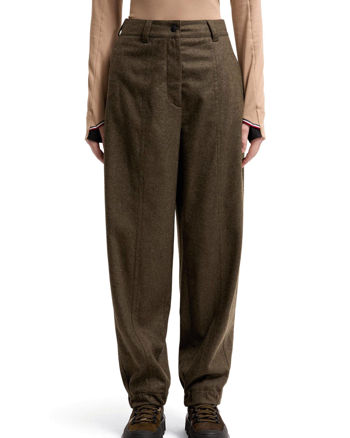 Moncler GRENOBLE Damen-Lodenhose dunkelgrün Bild 4
