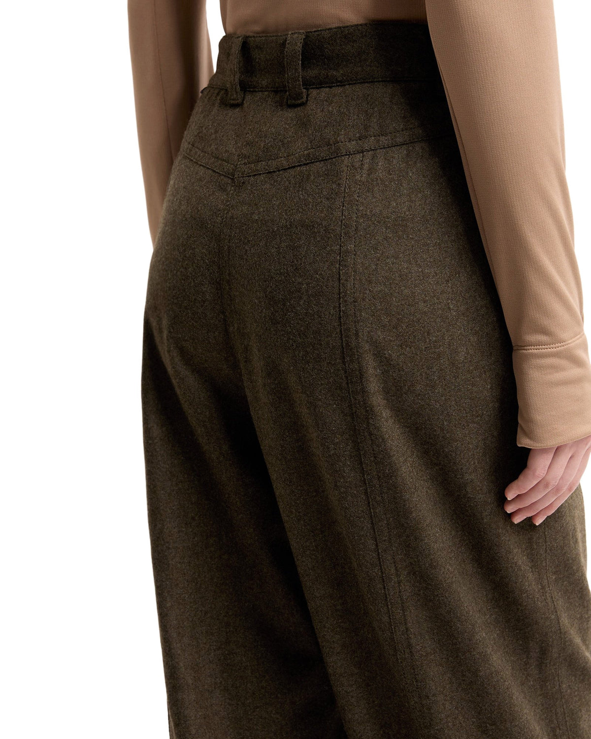 Moncler GRENOBLE Damen-Lodenhose dunkelgrün Bild 6