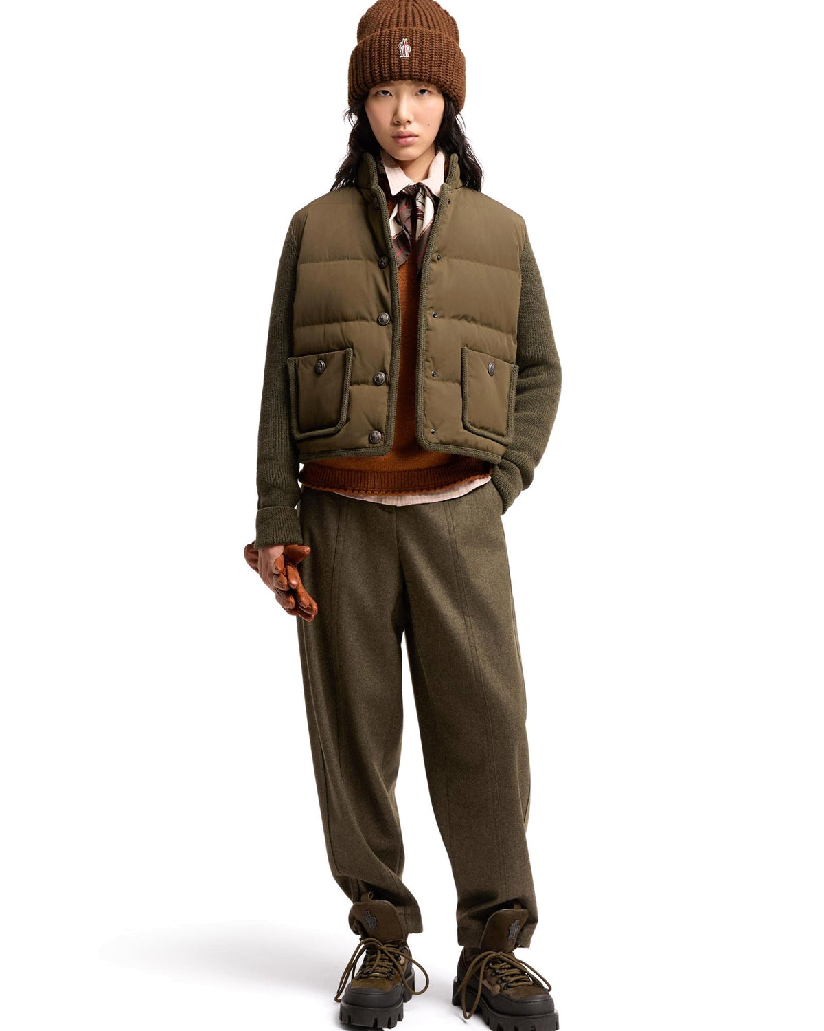 Moncler GRENOBLE Damen-Strickjacke olive Bild 2