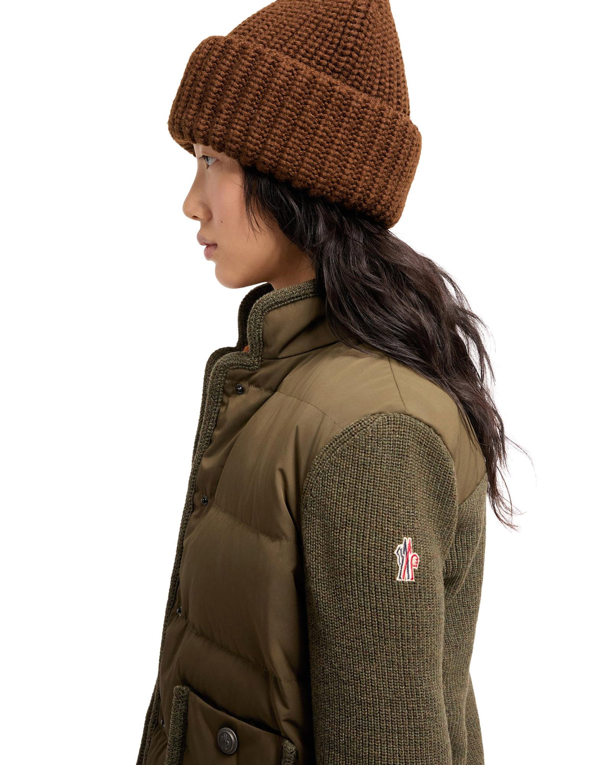 Moncler GRENOBLE Damen-Strickjacke olive Bild 3