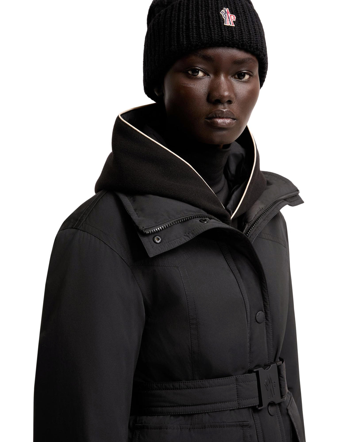 Moncler GRENOBLE Damen-Zopfstrickmütze - Moncler - MEINFREUDENHAUS
