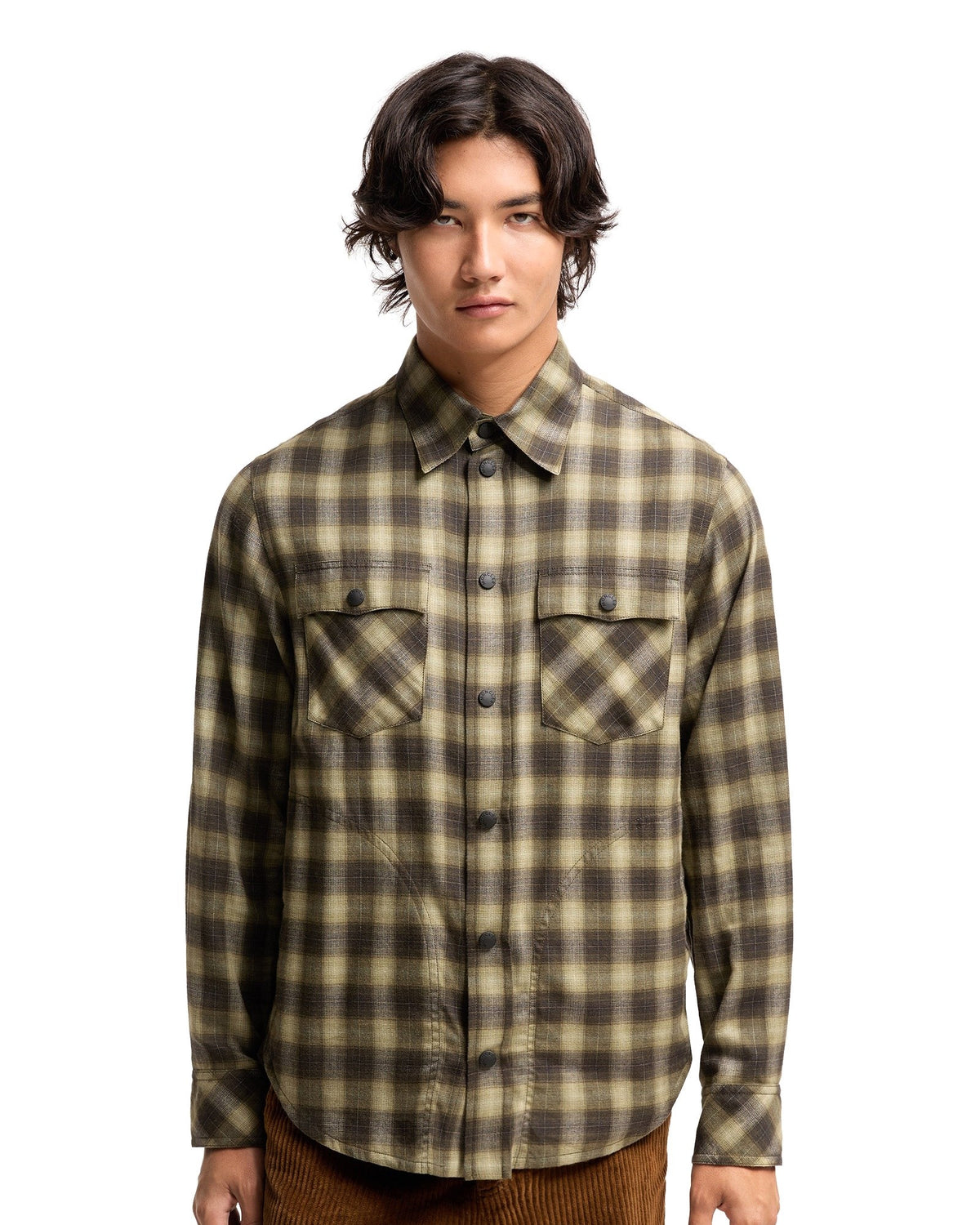 Moncler GRENOBLE Herren-Karohemd Hellgrün Bild 4