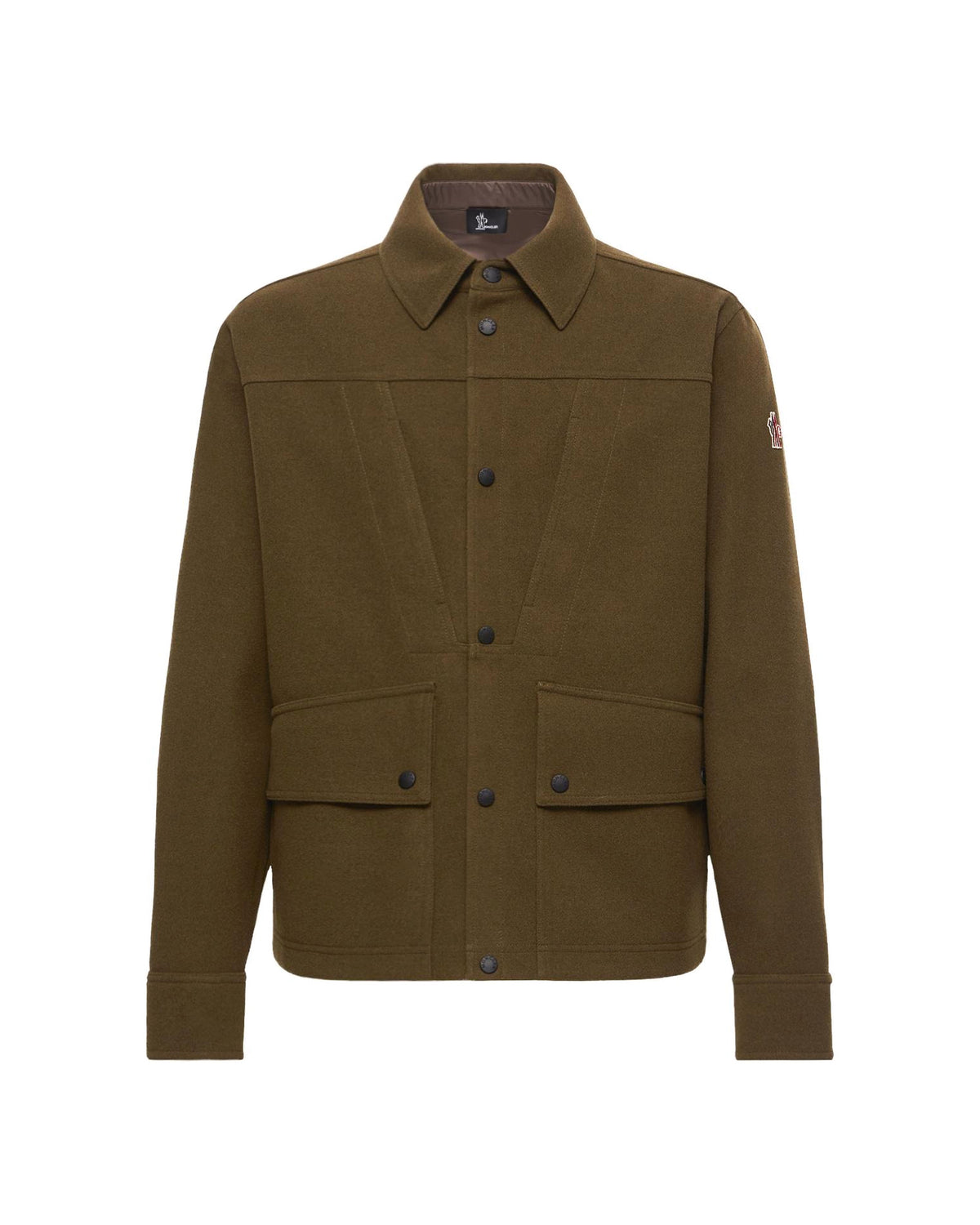 Moncler GRENOBLE Herren-Langarmhemd olive Bild 1