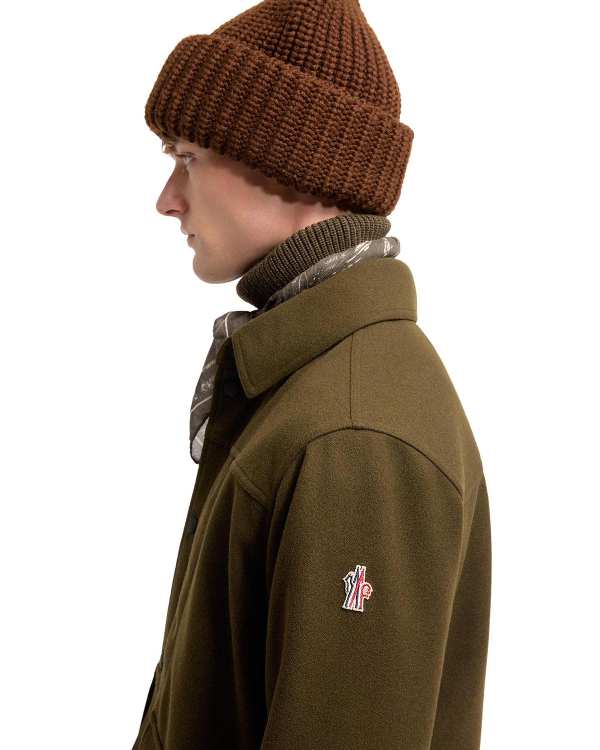 Moncler GRENOBLE Herren-Langarmhemd olive Bild 3