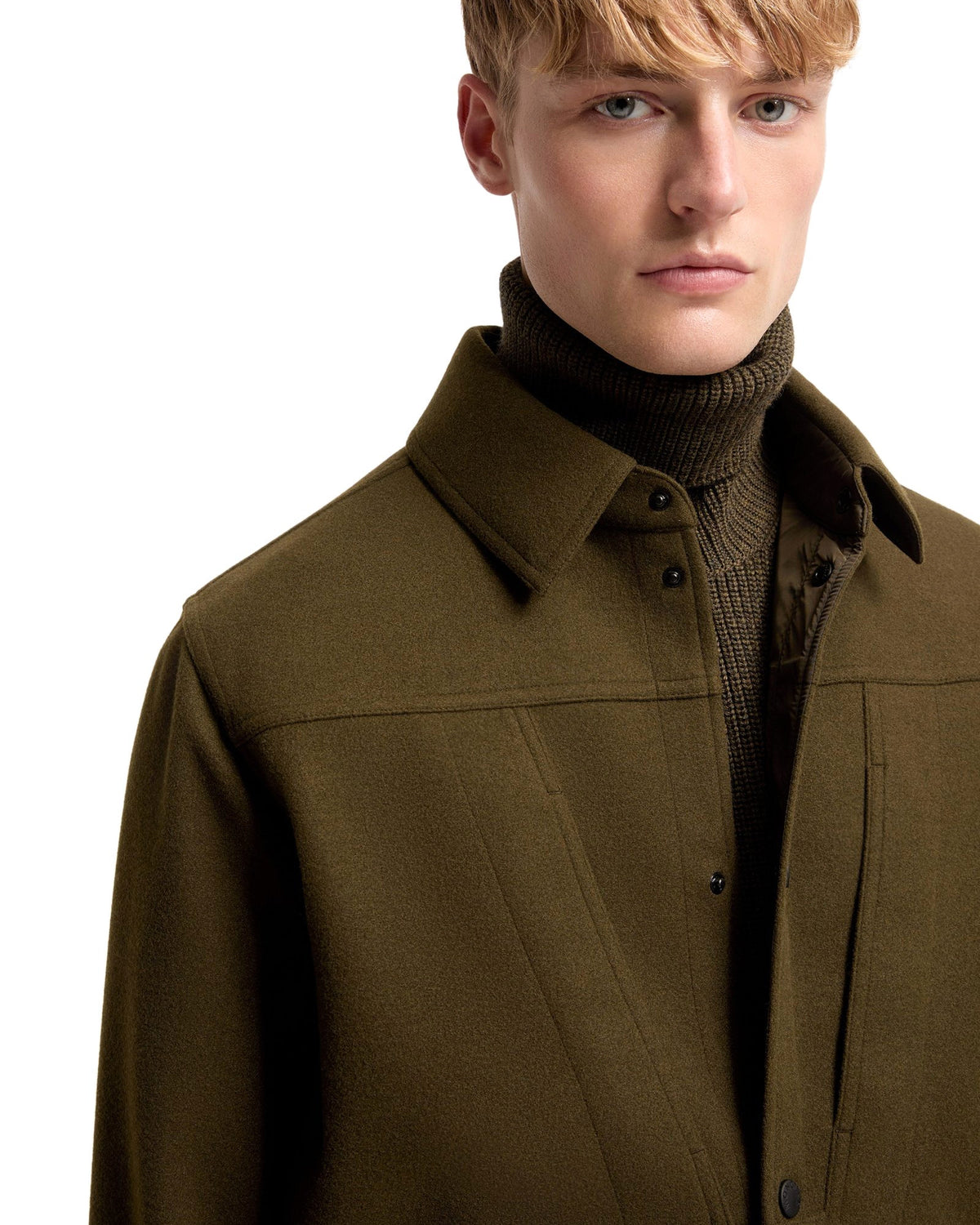 Moncler GRENOBLE Herren-Langarmhemd olive Bild 6
