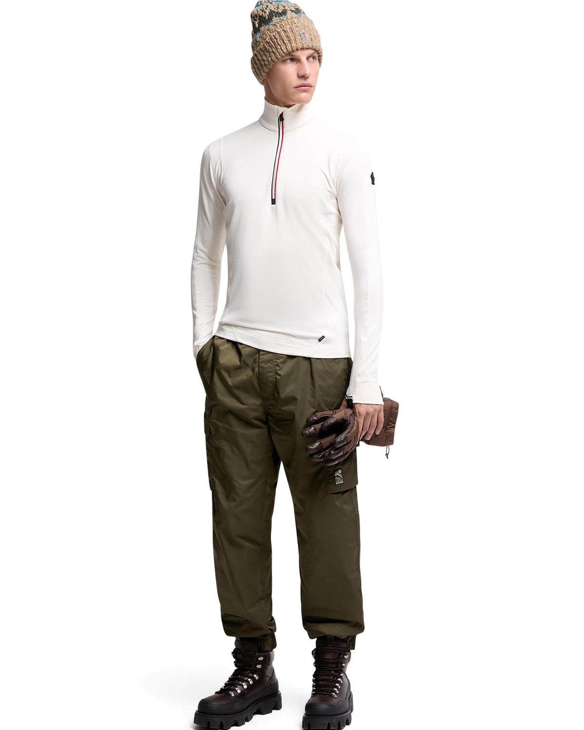 Moncler GRENOBLE Herren-Polartec-Baselayer natur Bild 2