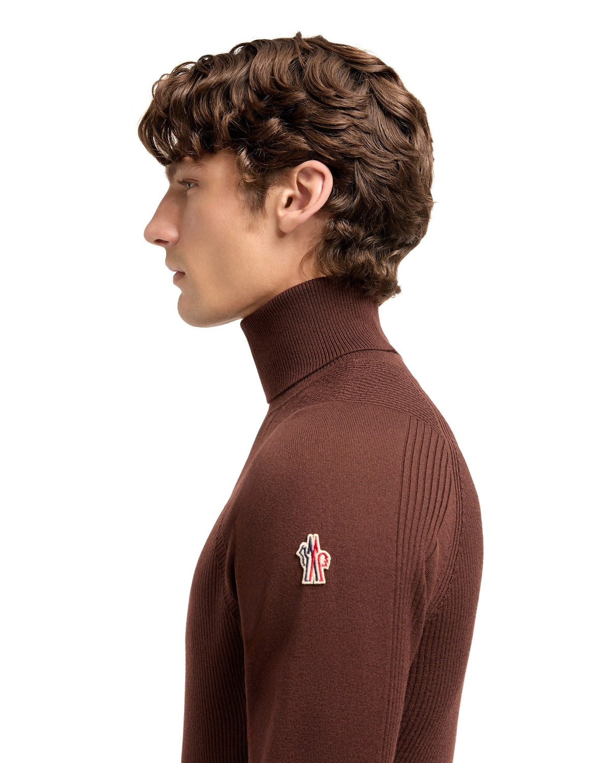 Moncler GRENOBLE Herren-Rollkragenpullover Braun Bild 3