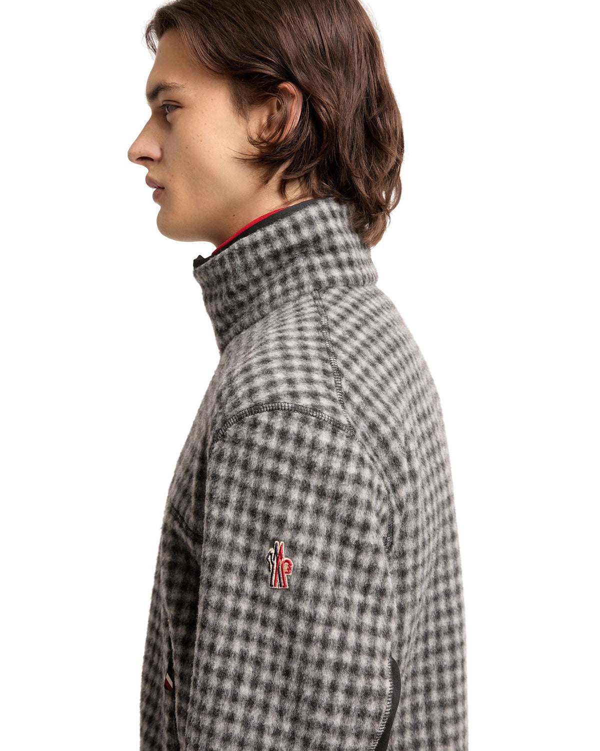 Moncler GRENOBLE Herren-Woll-Midlayer weiss Bild 3