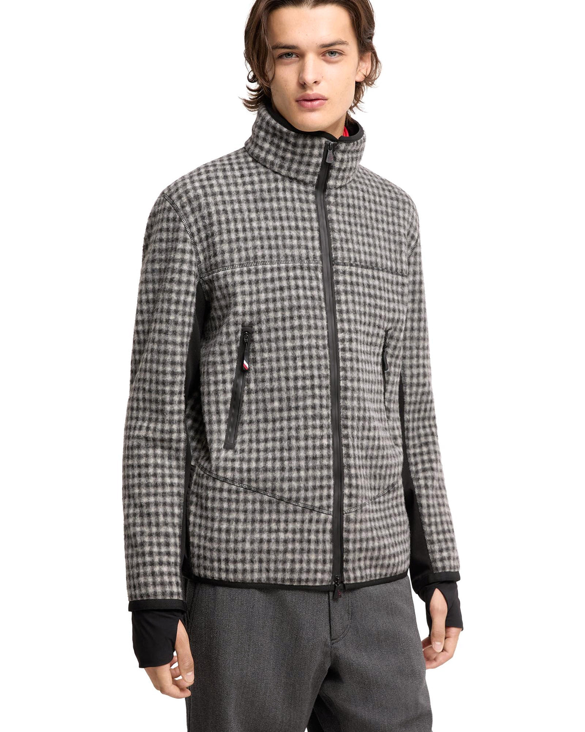 Moncler GRENOBLE Herren-Woll-Midlayer weiss Bild 4