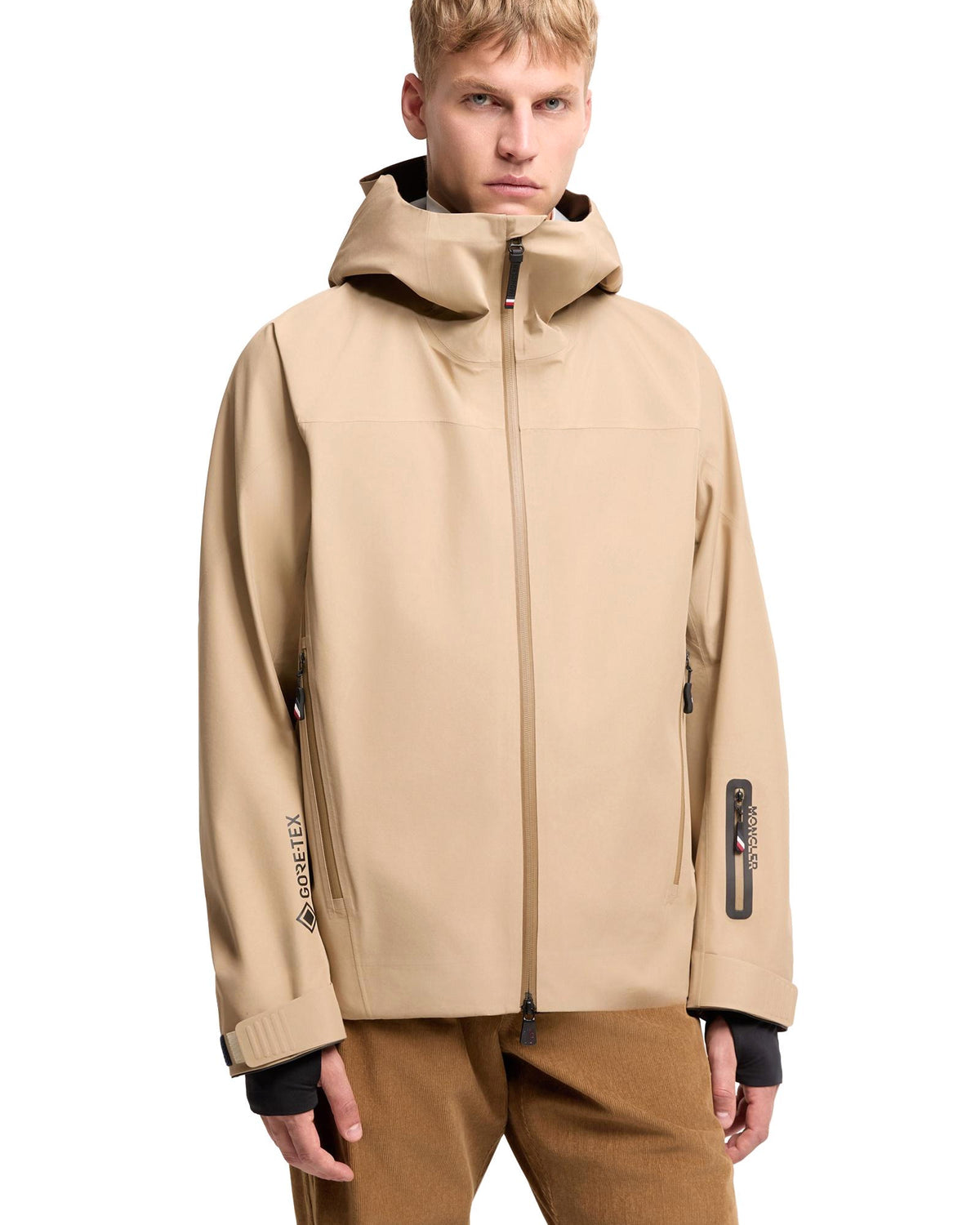 Moncler HINTERBURGS Herren-Skijacke beige Bild 4