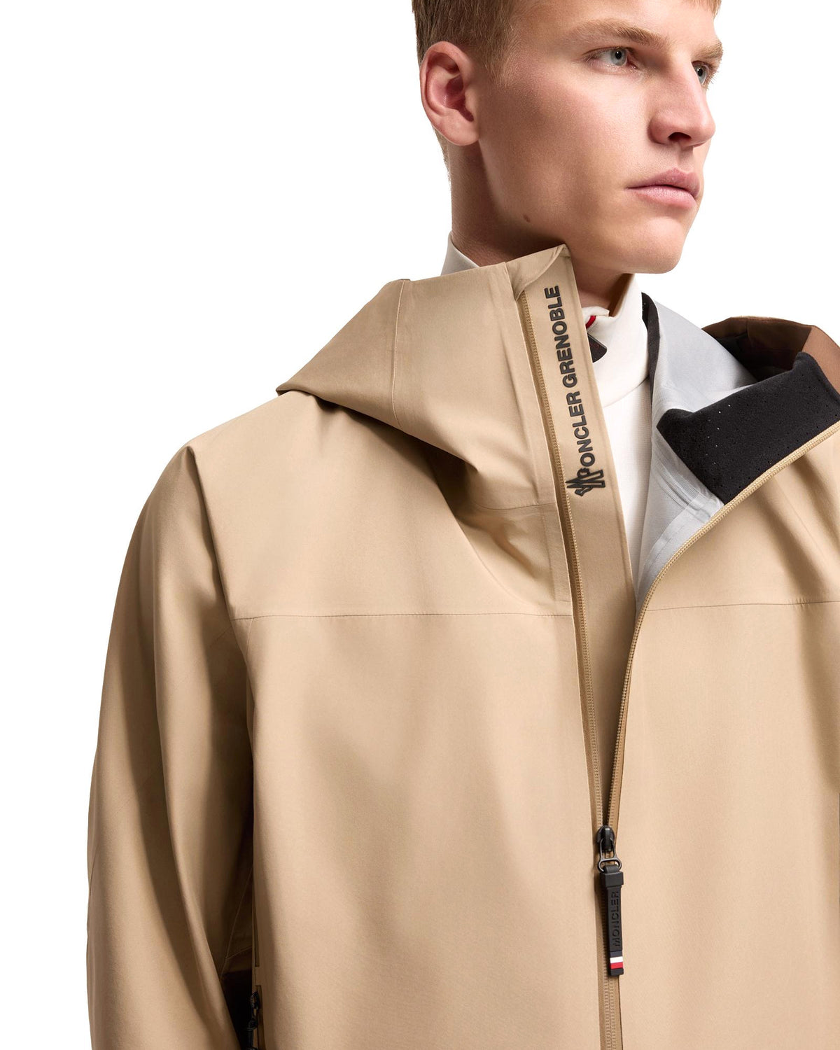 Moncler HINTERBURGS Herren-Skijacke beige Bild 7