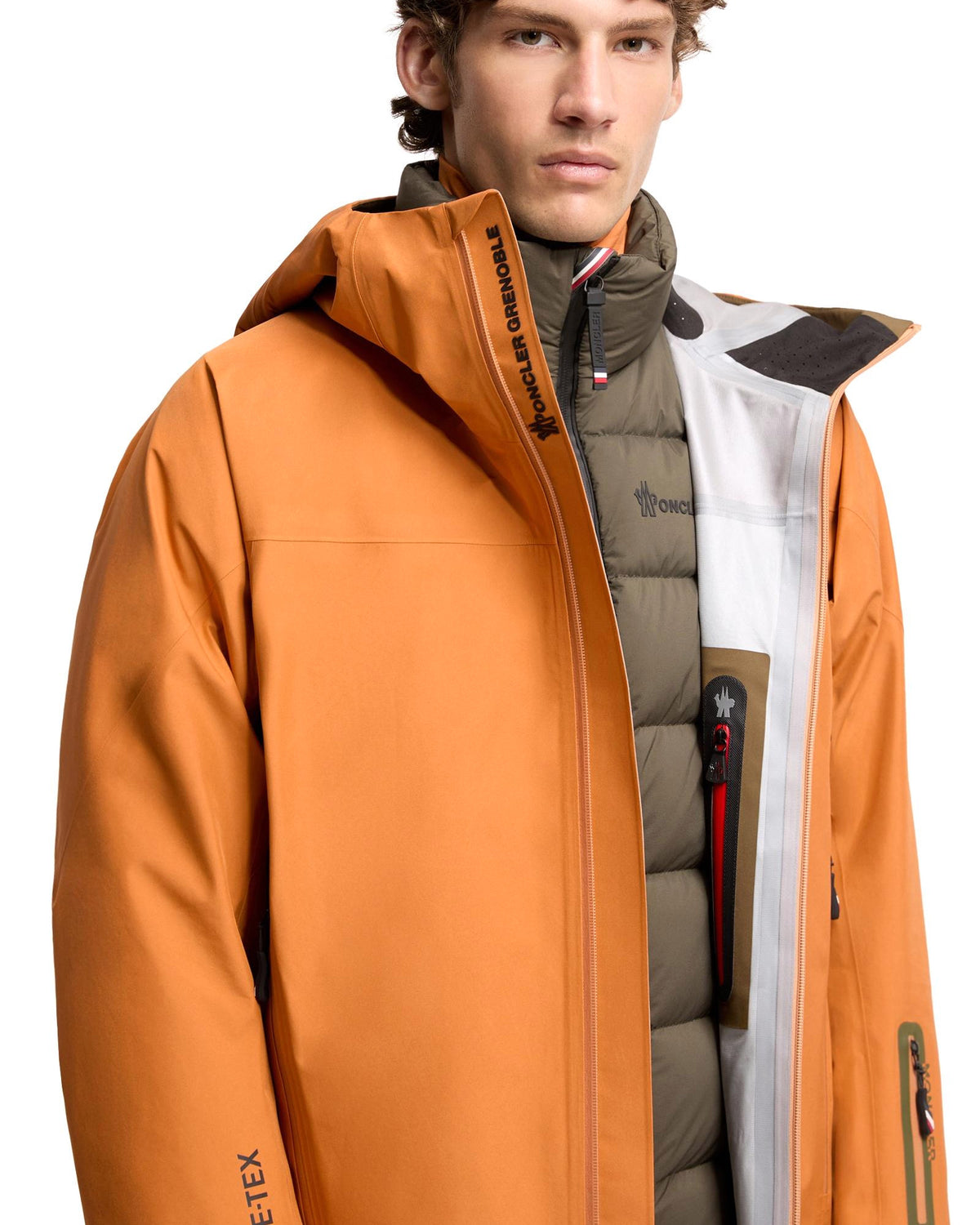Moncler HINTERBURGS Herren-Skijacke beige Bild 16