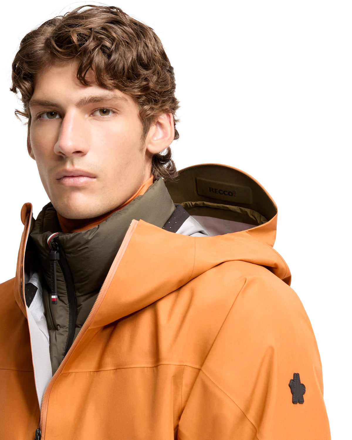 Moncler HINTERBURGS Herren-Skijacke beige Bild 18
