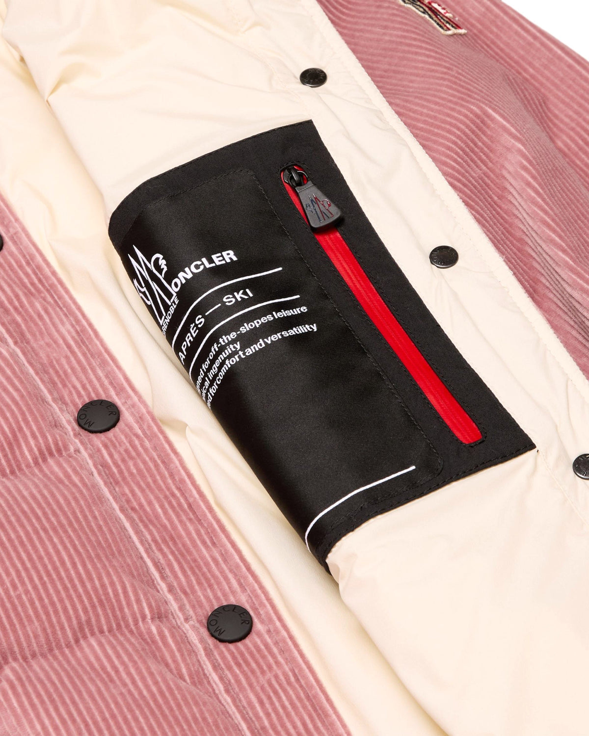 Moncler NANGY Damen-Daunenhemdjacke pink Bild 8