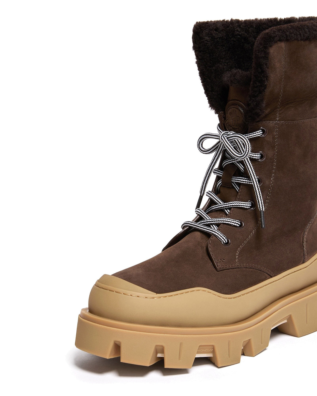 Moncler PEAK SNOWCAP Damen-Stiefeletten Dunkelgelb Bild 14
