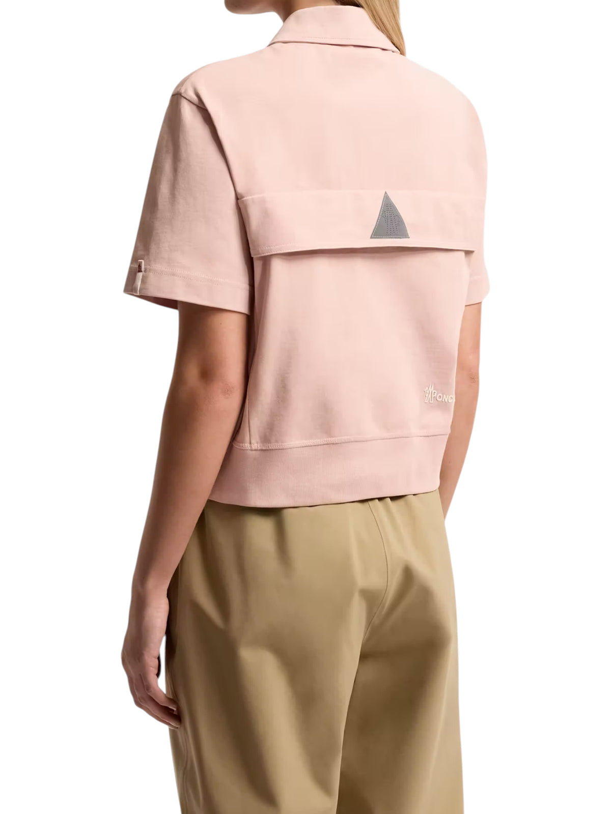 Moncler Poloshirt Hemd Damen rosa rosa Bild 5