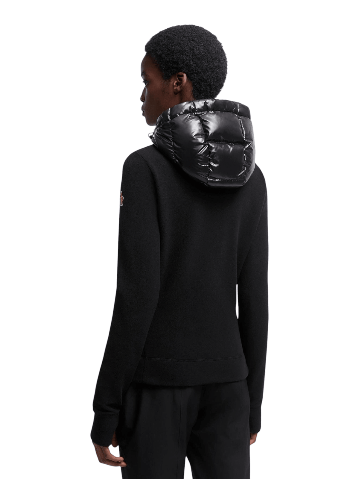 Moncler Zip Up Cardigan Unterziehjacke Damen schwarz Bild 3