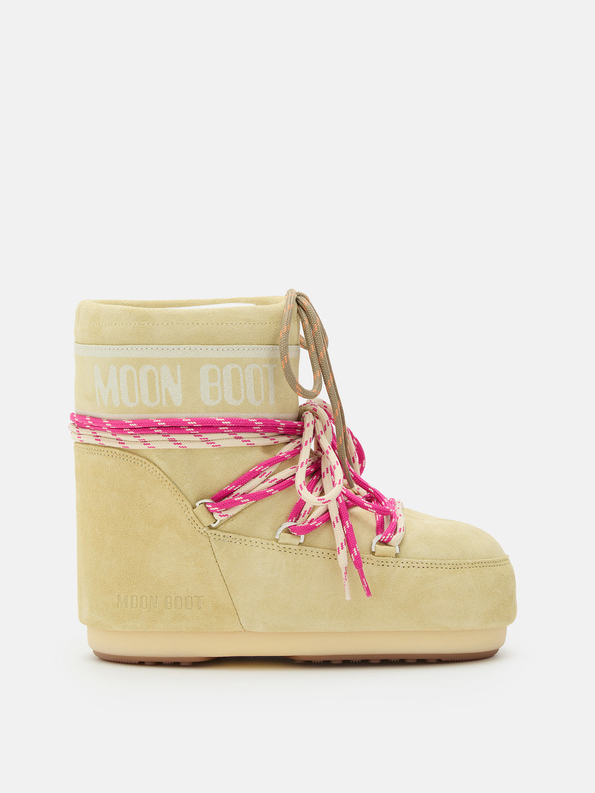 Moon Boot Icon Low Suede Laces Winterboot Damen gelb Bild 1