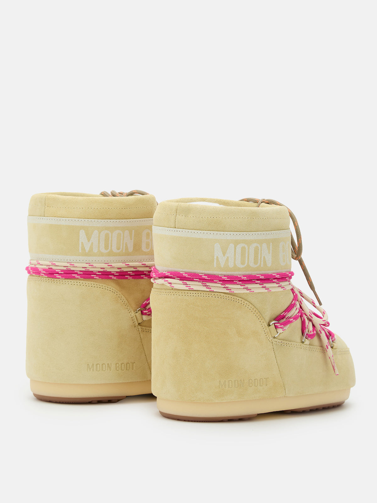 Moon Boot Icon Low Suede Laces Winterboot Damen gelb Bild 2