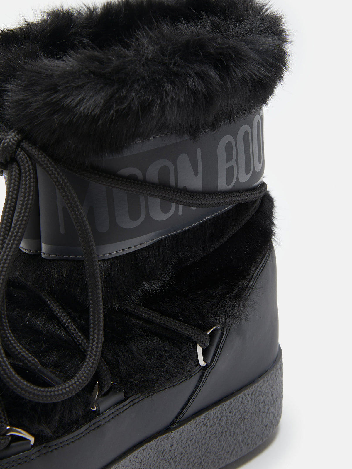 Moon Boot Ltrack Faux Fur Winterboot Damen schwarz schwarz Bild 3