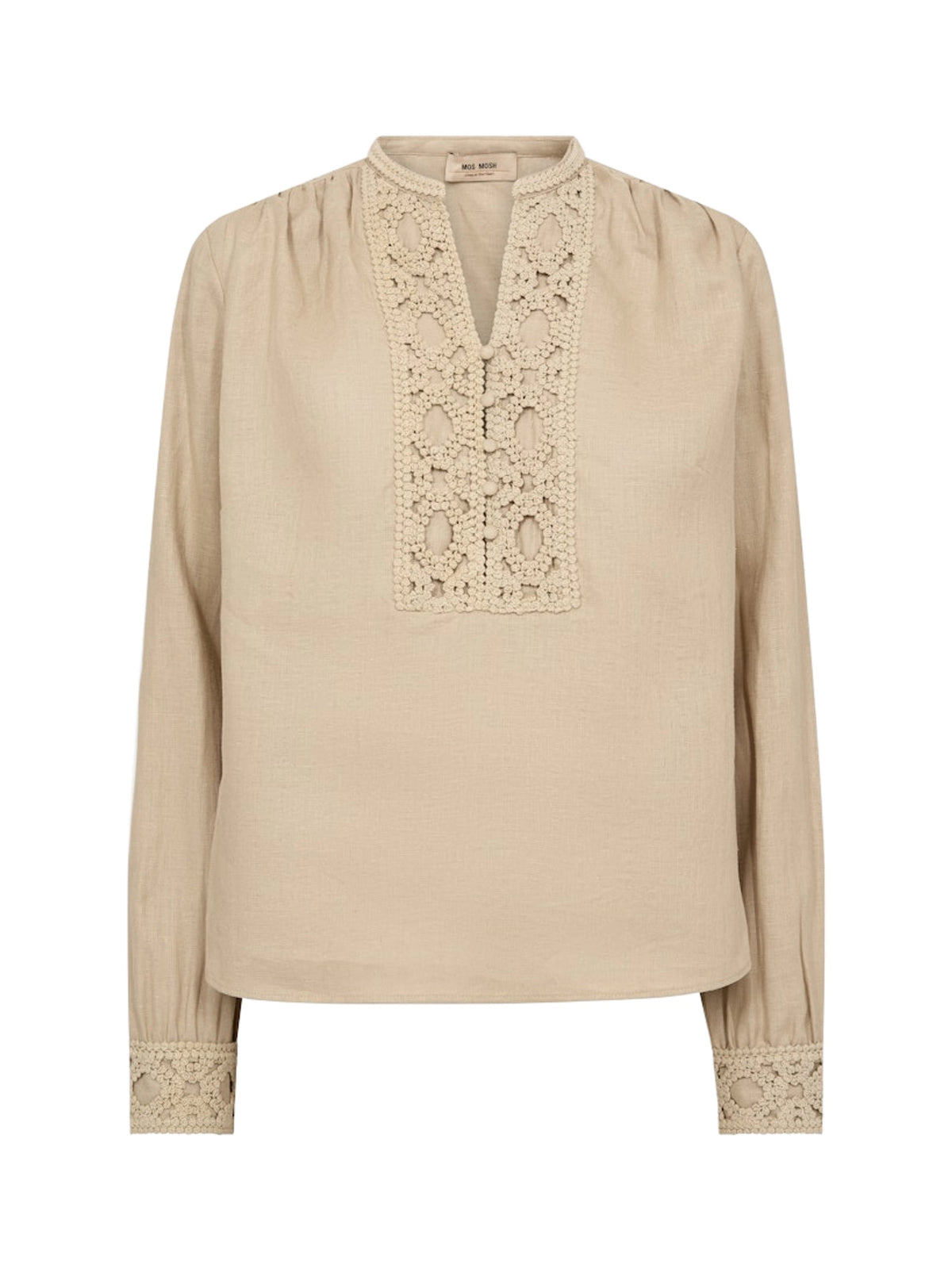 MOS MOSH Evanda LS Blouse Bluse Damen beige beige Bild 1