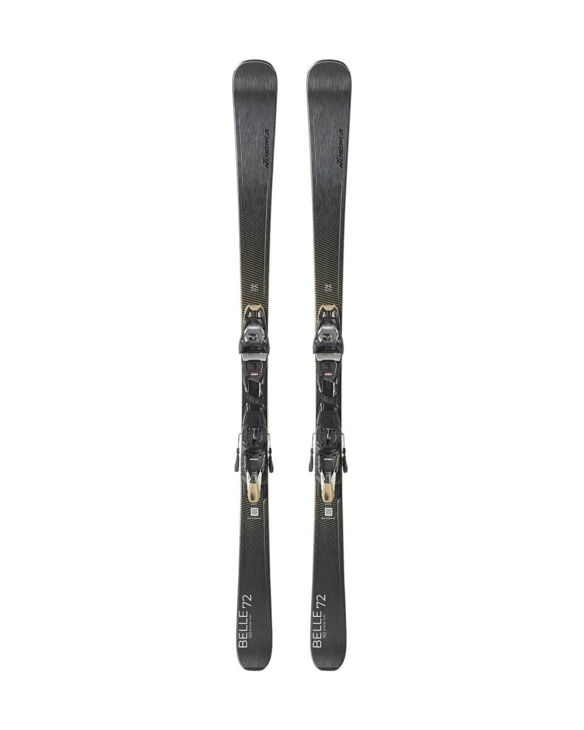 Nordica BELLE DC 72 + TP2 LIGHT 11 FDT Damen-Pistenski schwarz/gold Bild 1