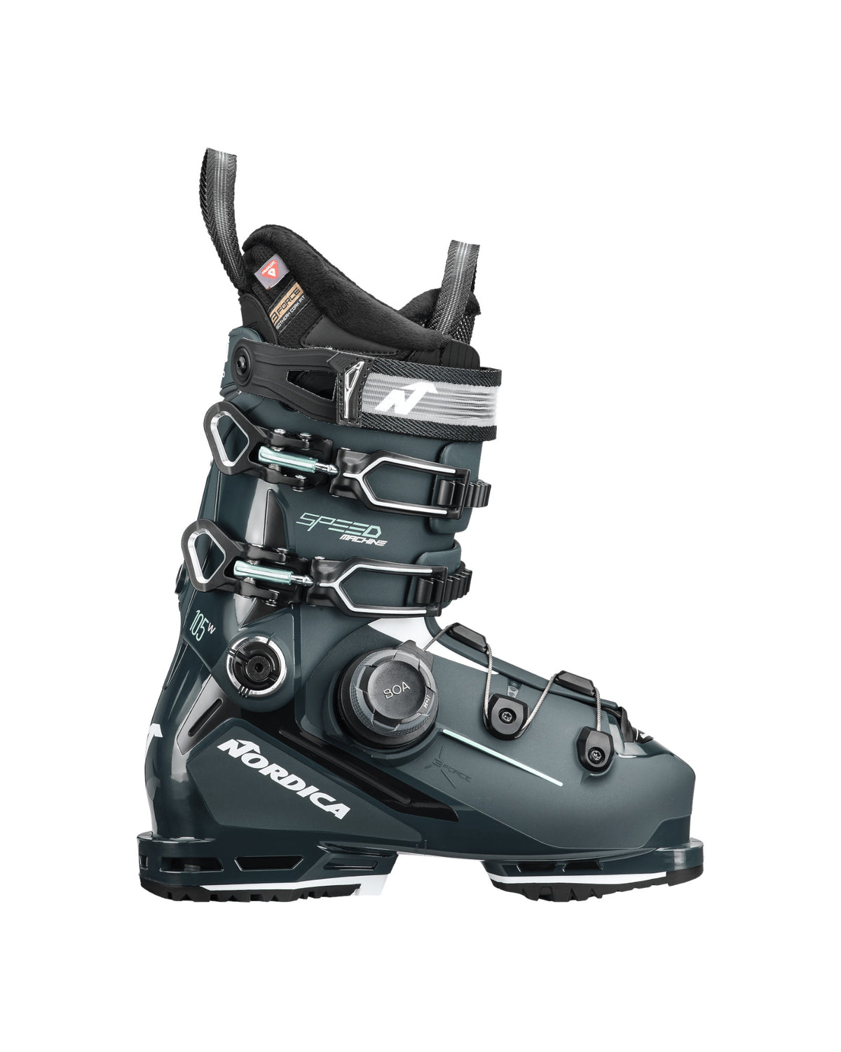 Nordica SPEEDMACHINE 3 105 W BOA GW Damen-Skischuhe blau/grün Bild 1