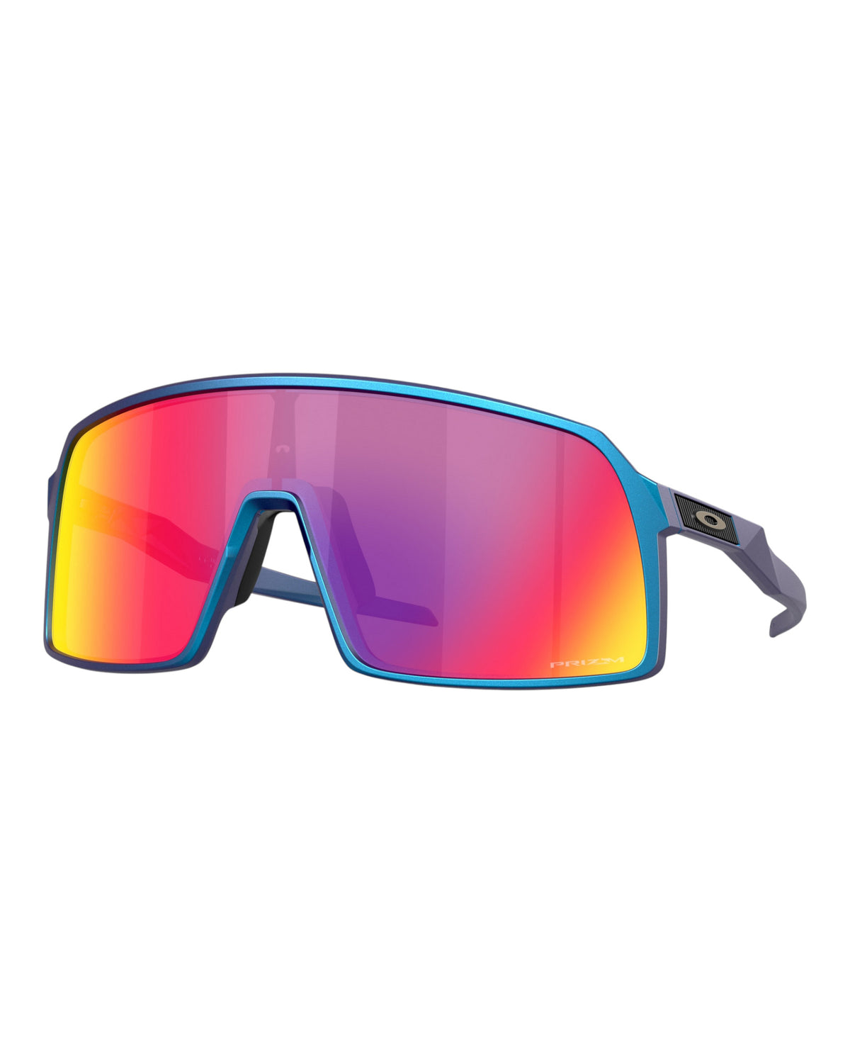 Oakley Sutro Sonnenbrille Herren dunkelblau/rot Matte Cyan / Blue Colorshift / Prizm Road Bild 1